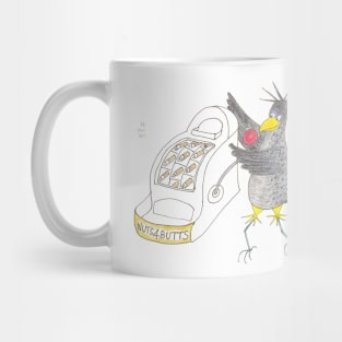 Crow cig butt bandit Mug